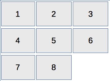 Horizontal grid.